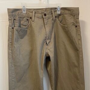 Levi's Men's Straight Jeans in Khaki